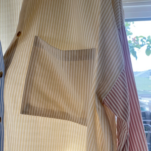 Striped oversized button down - Picture 3 of 5